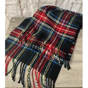 Vintage Berkshire Plaid Scarf 100% Acrylic Excellent